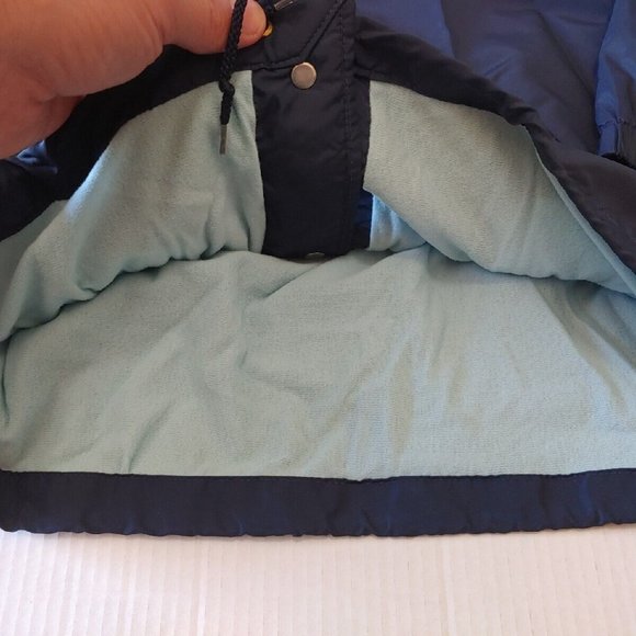 Anchor Hocking Employee Jacket VINTAGE Windbreaker Coat Rennoc USA Blue Small - Picture 9 of 10